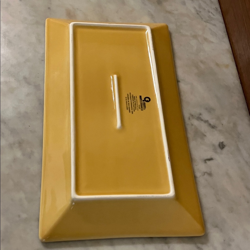 Yellow Rectangular Serveware Tray - Picture 7 of 8